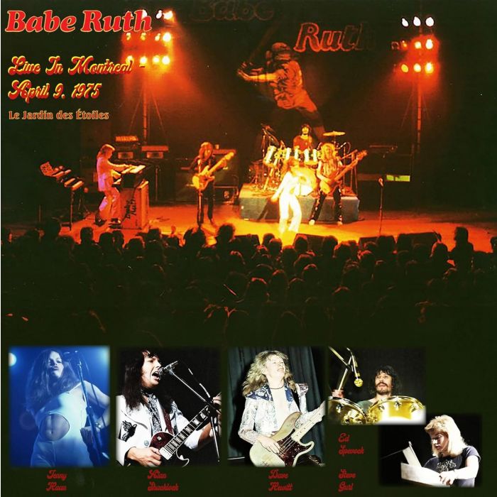 BABE RUTH - LIVE IN MONTREAL APRIL 9. 1975 (RED MARBLE VINYL/LIMITED EDITION)