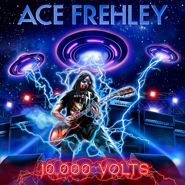 ACE FREHLEY - 10,000 VOLTS (EDGE ONLY SPLATTER/METAL GYM LOCKER/RED SPLATTER VI