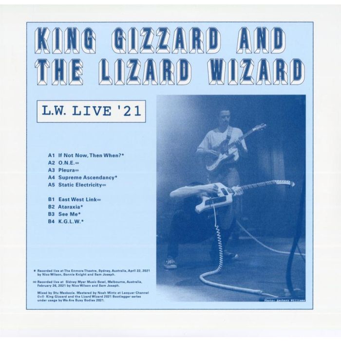 King Gizzard & The Lizard Wizard - L.W. Live In Australia '21