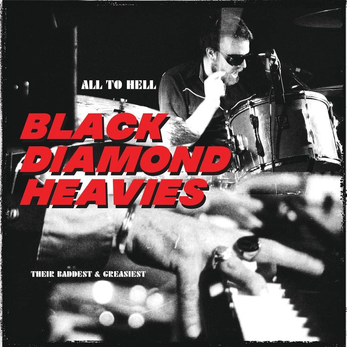 BLACK DIAMOND HEAVIES - ALL TO HELL / THEIR BADDEST & GREASIEST (CLEAR ORANGE VINYL)