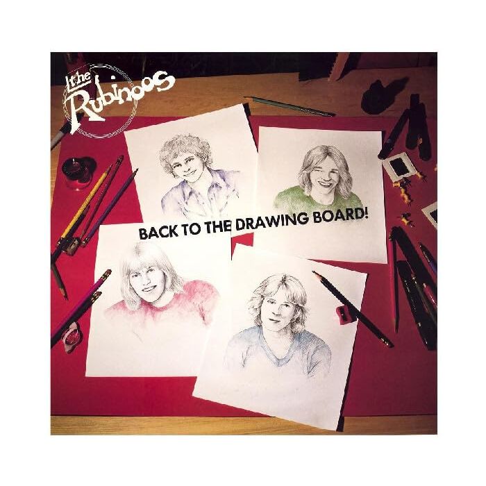 RUBINOOS - BACK TO THE DRAWING BOARD (RUBY WITH BLACK SPLATTER VINYL)