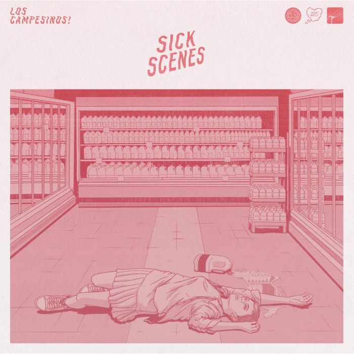 LOS CAMPESINOS! - SICK SCENES (PINK CORNETTO EFFECT VINYL)
