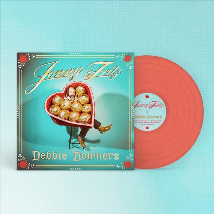 JONNY FRITZ - DEBBIE DOWNERS (TRANSPARENT CANDY APPLE RED VINYL/140G)