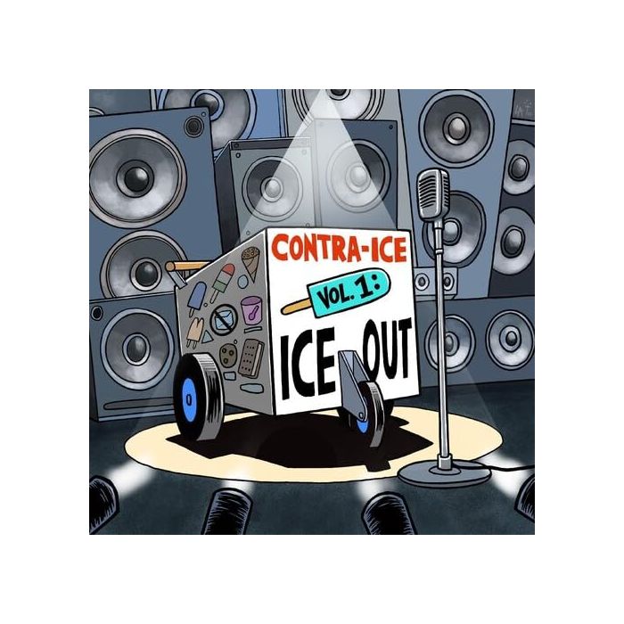 VARIOUS ARTISTS - CONTRA-ICE VOL. 1: ICE OUT (ORANGE/BLUE VINYL)
