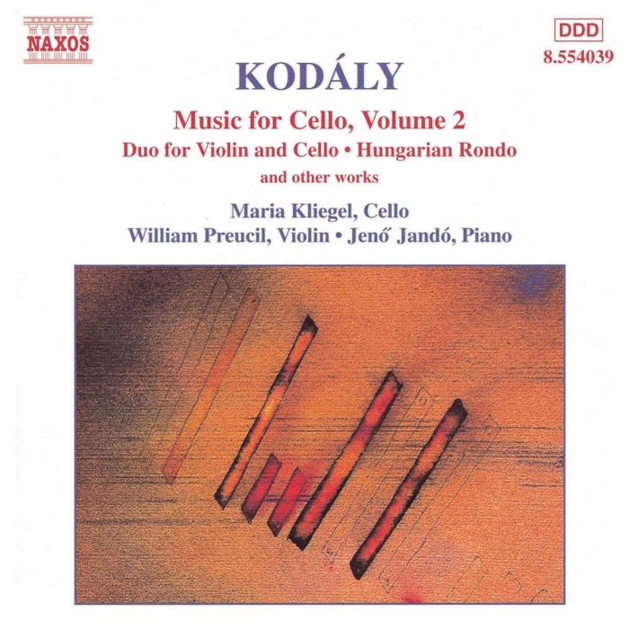KODALY - MUSIC FOR CELLO VOL. 2