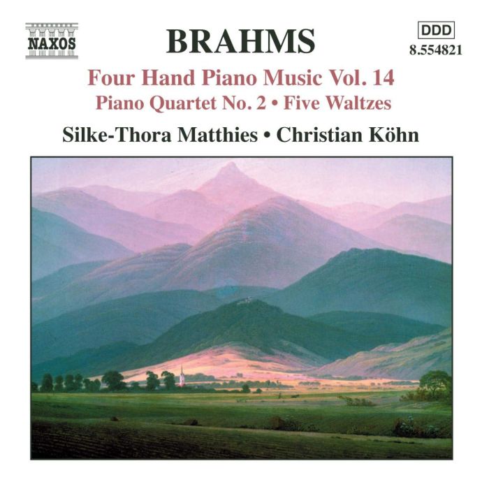 BRAHMS - 4 HAND PF MUSIC 14