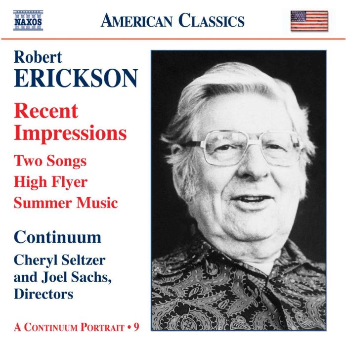 ROBERT ERICKSON - ORCHESTRAL CHAMBER AND VOCAL