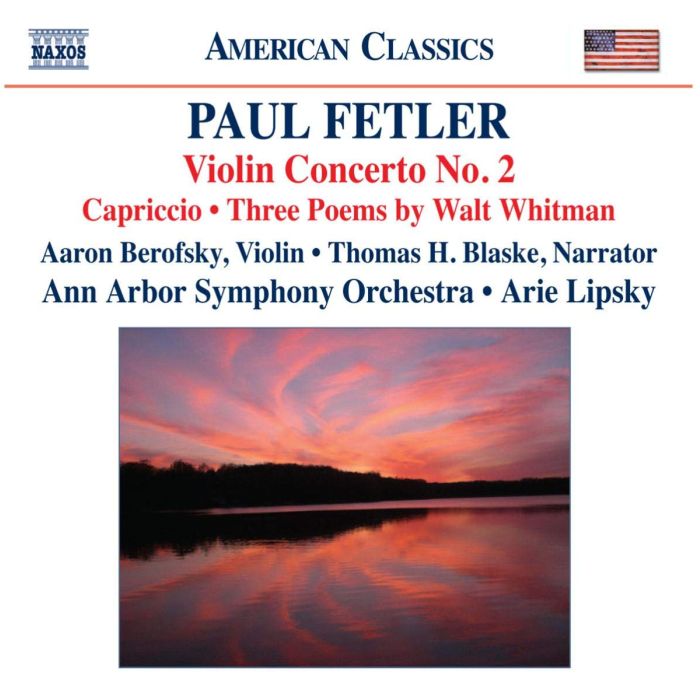 PAUL FETLER - VIOLIN CONCERTO NO. 2 CAPRICC