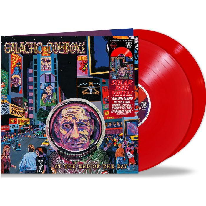 GALACTIC COWBOYS - AT THE END OF THE DAY (RED VINYL)