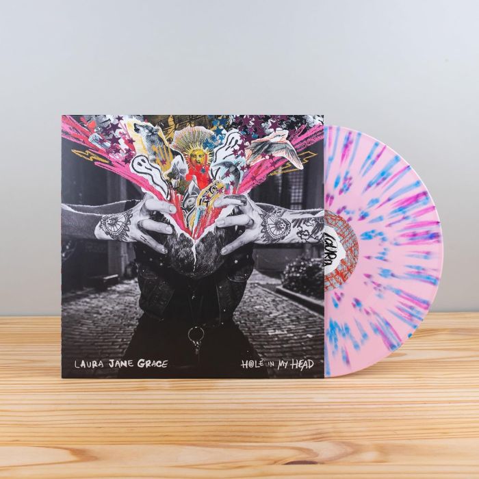 LAURA JANE GRACE - HOLE IN MY HEAD (PINK/PURPLE/BLUE VINYL)