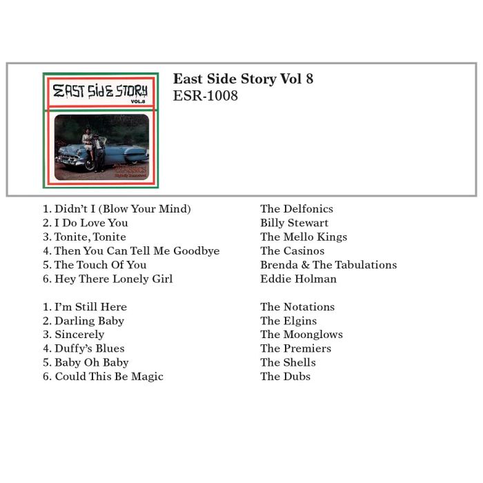VARIOUS ARTISTS - EAST SIDE STORY: VOLUME. 8