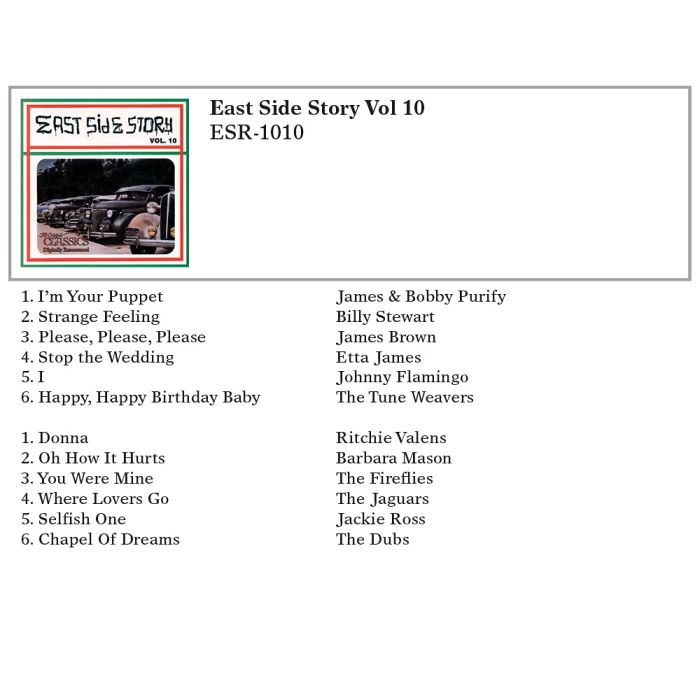 VARIOUS ARTISTS - EAST SIDE STORY: VOLUME. 10