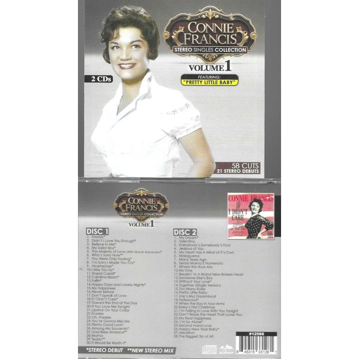 CONNIE FRANCIS - STEREO SINGLES COLLECTION, VOL. 1