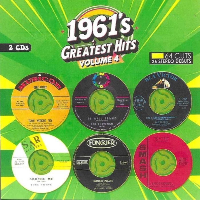 VARIOUS ARTISTS - 1961'S GREATEST HITS, VOL. 4