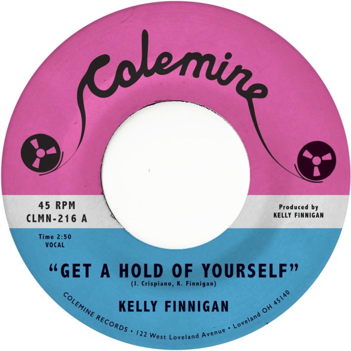 KELLY FINNIGAN - GET A HOLD OF YOURSELF/IT HURST ME SO MUCH (CLOUDY GRAY VINYL)
