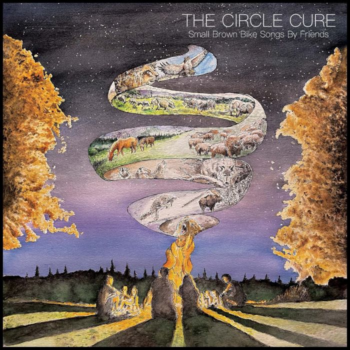 VARIOUS ARTISTS - CIRCLE CURE. SMALL BROWN BIKE SONGS BY FRIENDS