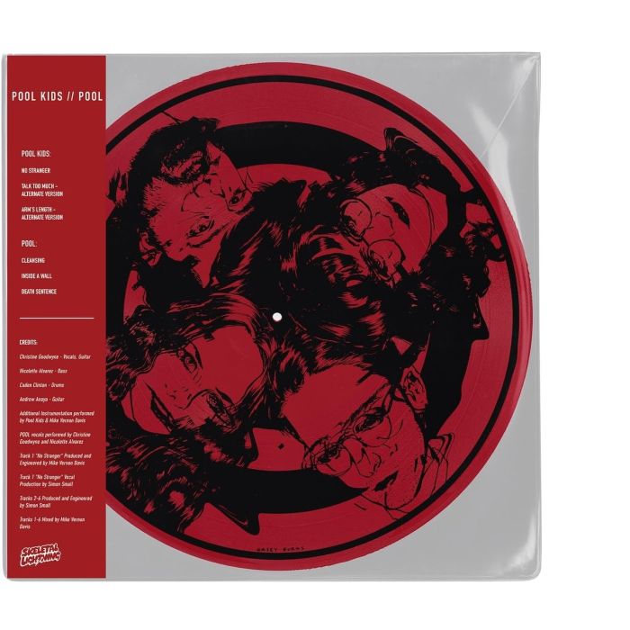 POOL KIDS - POOL KIDS / POOL (TRANSPARENT RED VINYL)