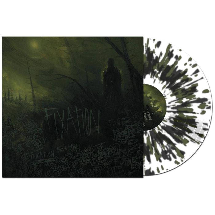 EMBER. THE ASH - FIXATION (WHITE W/BLACK & FOREST GREEN SPLATTER VINYL)