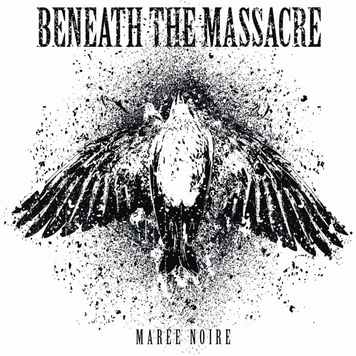 BENEATH THE MASSACRE - MAREE NOIRE (WHITE W/ BLACK SWIRL VINYL)