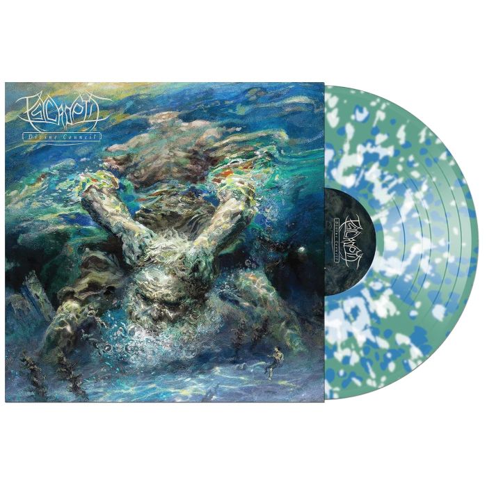 PSYCROPTIC - DIVINE COUNCIL (CLEAR W/BLUE, SEA GREEN & WHITE SPLATTER VINYL)