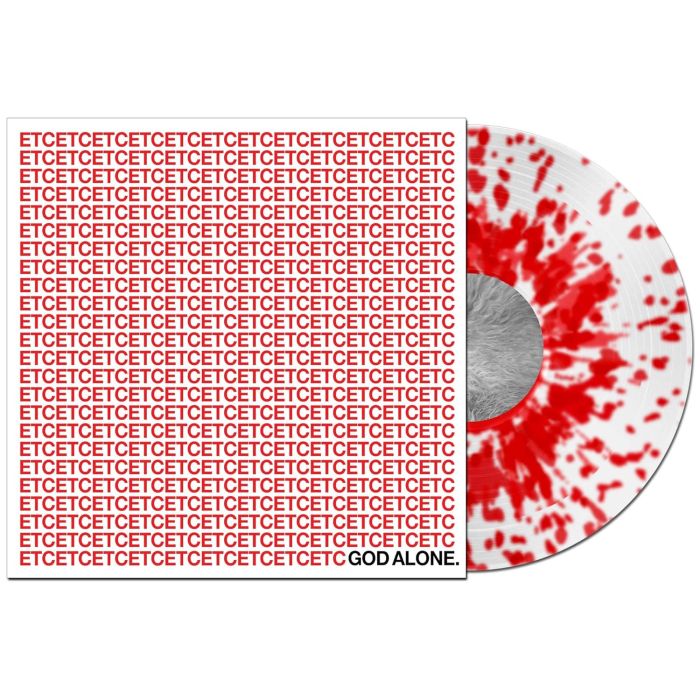 GOD ALONE - ETC (WHITE W RED SPLATTER VINYL)
