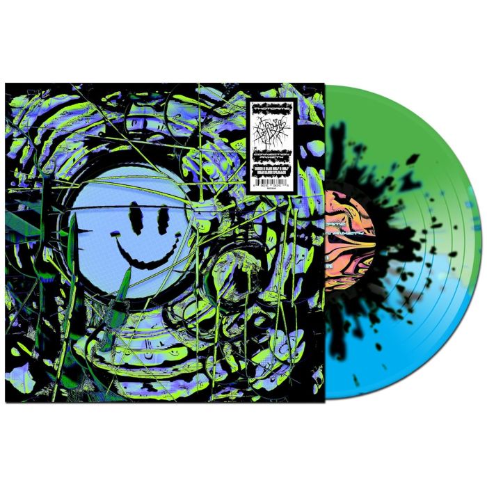 THOTCRIME - CONNECTION ANXIETY (GREEN & BLUE SPLIT W/BLACK SPLATTER VINYL)