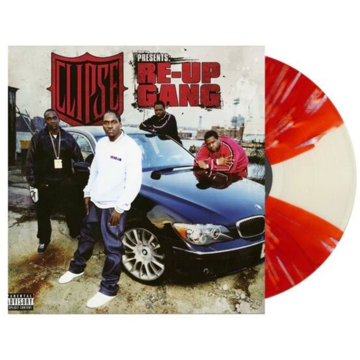 CLIPSE PRESENTS - RE-UP GANG - RE-UP GANG (TRANSLUCENT RED & MILKY CLEAR BUTTERFLY EFFECT WITH S