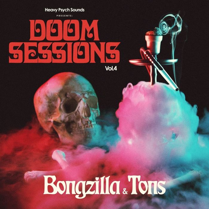 BONGZILLA / TONS - DOOM SESSIONS VOL. 4 (NEON MAGENTA/BLACK BLUE STRIPED VINYL)