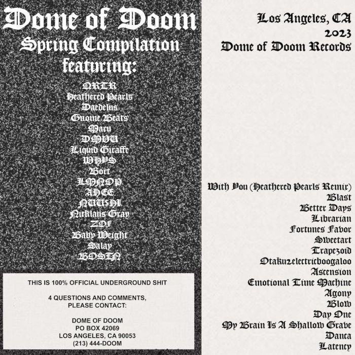 VARIOUS ARTISTS - DOME OF DOOM SPRING COMPILATION