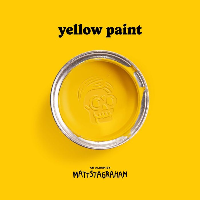 MATTSTAGRAHAM - YELLOW PAINT (HIGHLIGHTER YELLOW & TRANSLUCENT CLEAR SPLATTER VIN