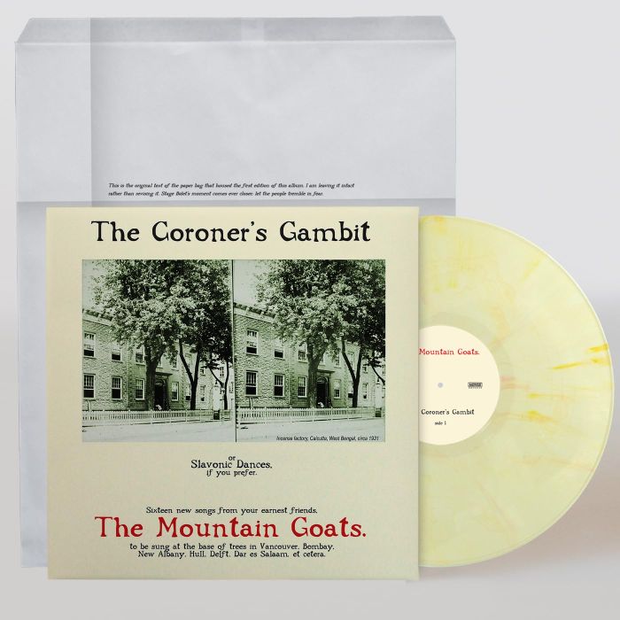 MOUNTAIN GOATS - CORONER'S GAMBIT (KANDY KORN HYBRID YELLOW VINYL)