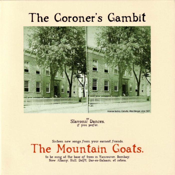 MOUNTAIN GOATS - CORONER'S GAMBIT (REISSUE)