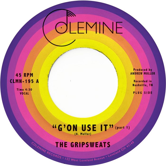 GRIPSWEATS - G'ON USE IT (OPAQUE YELLOW 7INCH)