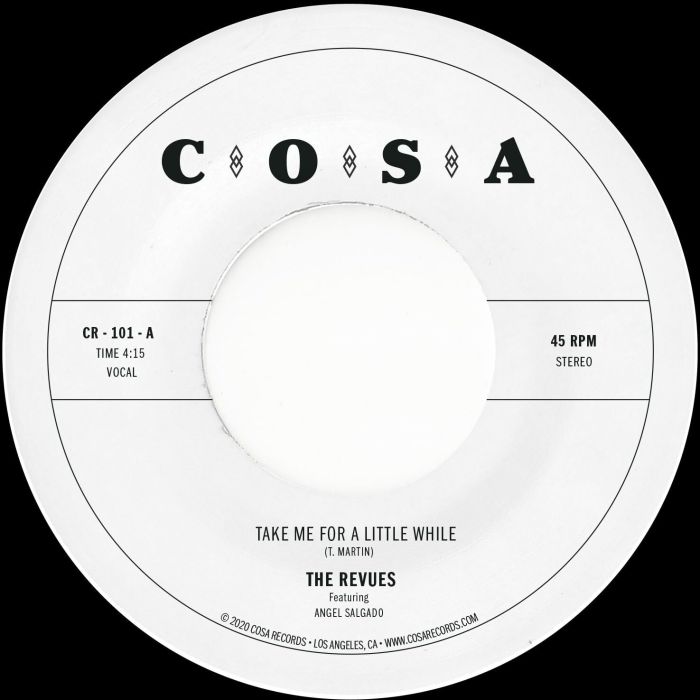 REVUES - TAKE ME FOR A LITTLE WHILE (COKE BOTTLE CLEAR VINYL)