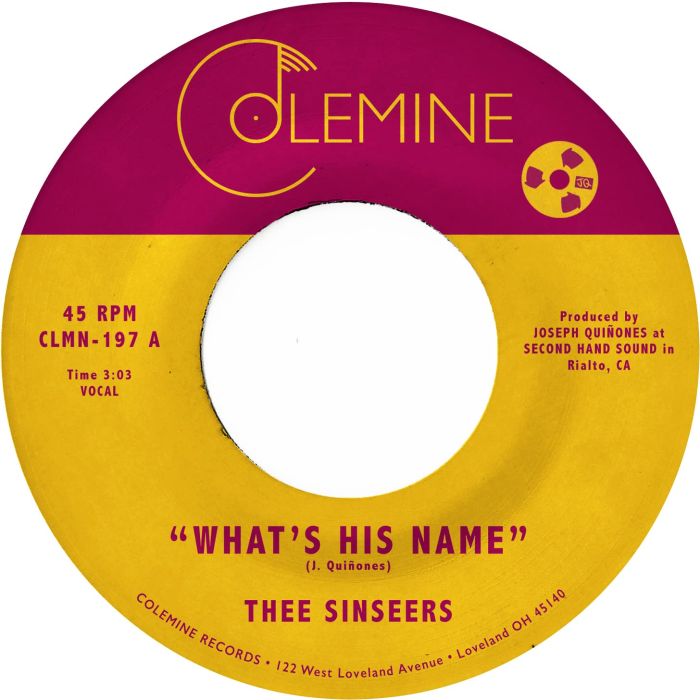 THEE SINSEERS - WHAT'S HIS NAME