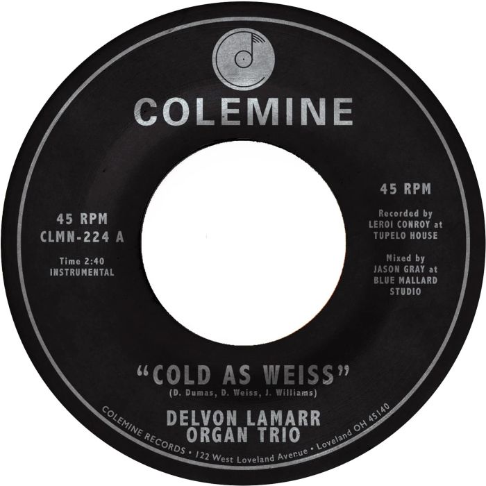 DELVON ORGAN TRIO LAMARR - COLD AS WEISS / FRIED SOUL