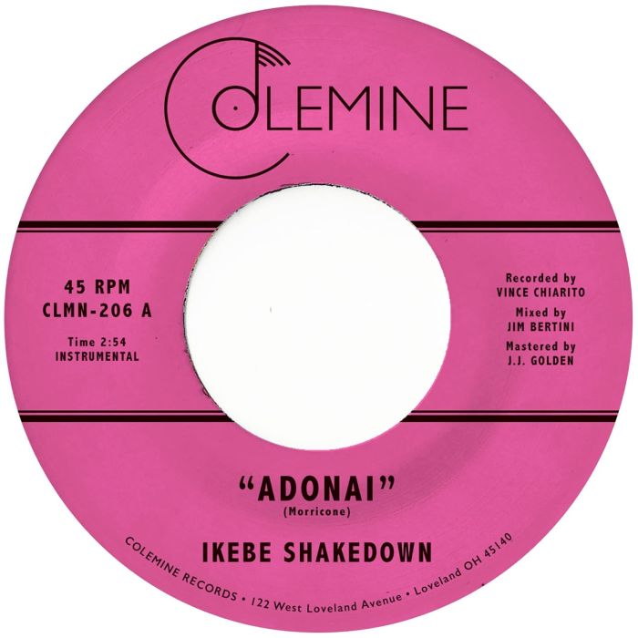 IKEBE SHAKEDOWN - ADONAI (TRANSPARENT BLUE 7INCH)