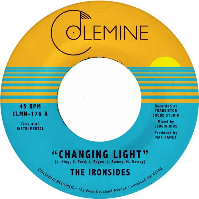 IRONSIDES - CHANGING LIGHT / SOMMER (OPAQUE BLUE VINYL)