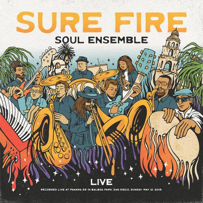 SURE FIRE SOUL ENSEMBLE - LIVE AT PANAMA 66 (CLEAR W ORANGE SWIRL VINYL)