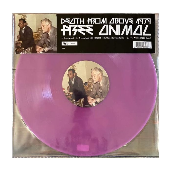 DEATH FROM ABOVE 1979 - FREE ANIMAL (TRANSLUCENT VIOLET VINYL)