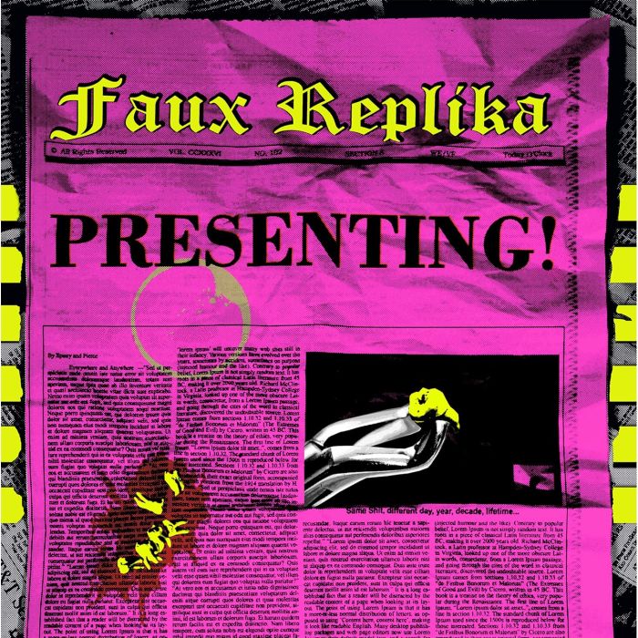FAUX REPLIKA - PRESENTING!