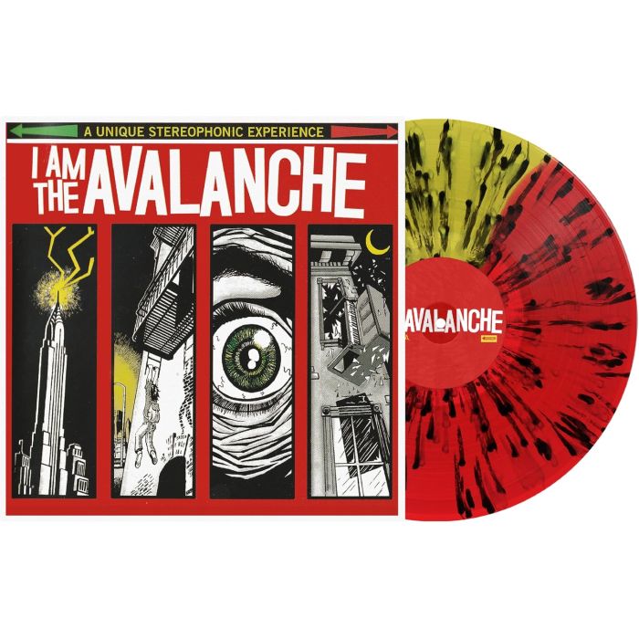 I AM THE AVALANCHE - I AM THE AVALANCHE (HALF YELLOW HALF RED WITH BLACK SPLATTER VINY