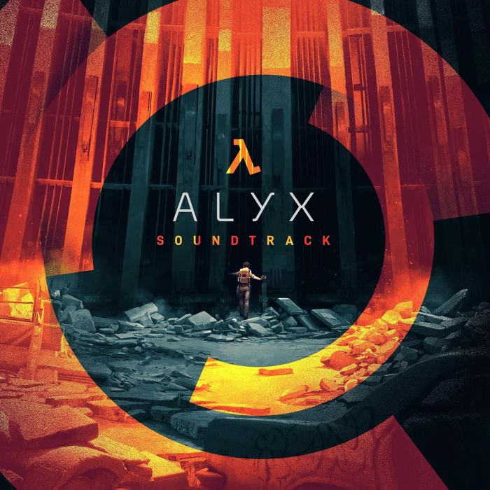 VALVE - HALF-LIFE: ALYX (OFFICIAL GAME OST) (2LP/BLACK W/ ORANGE CLEAR SP