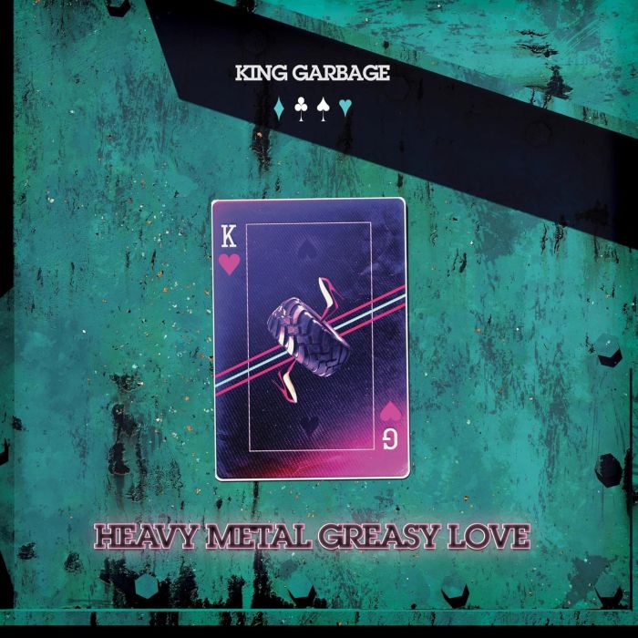KING GARBAGE - HEAVY METAL GREASY LOVE (PINK VINYL)