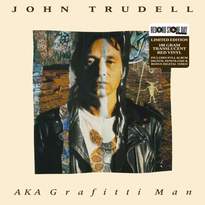 JOHN TRUDELL - AKA GRAFFITI MAN (180G/TRANSPARENT RED VINYL/DL CARD)