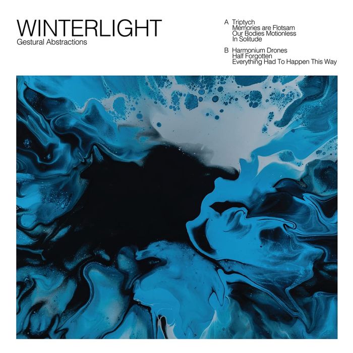 WINTERLIGHT - GESTURAL ABSTRACTIONS (BLUE WITH BLACK SPLATTER VINYL)