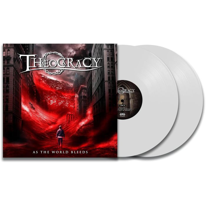 THEOCRACY - AS THE WORLD BLEEDS (WHITE/BLACK MARBLE BLOOD RED VINYL)
