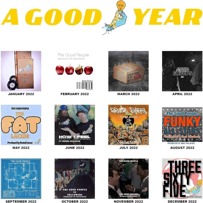 GOOD PEOPLE - GOOD YEAR (OPAQUE DUCKIE YELLOW VINYL)
