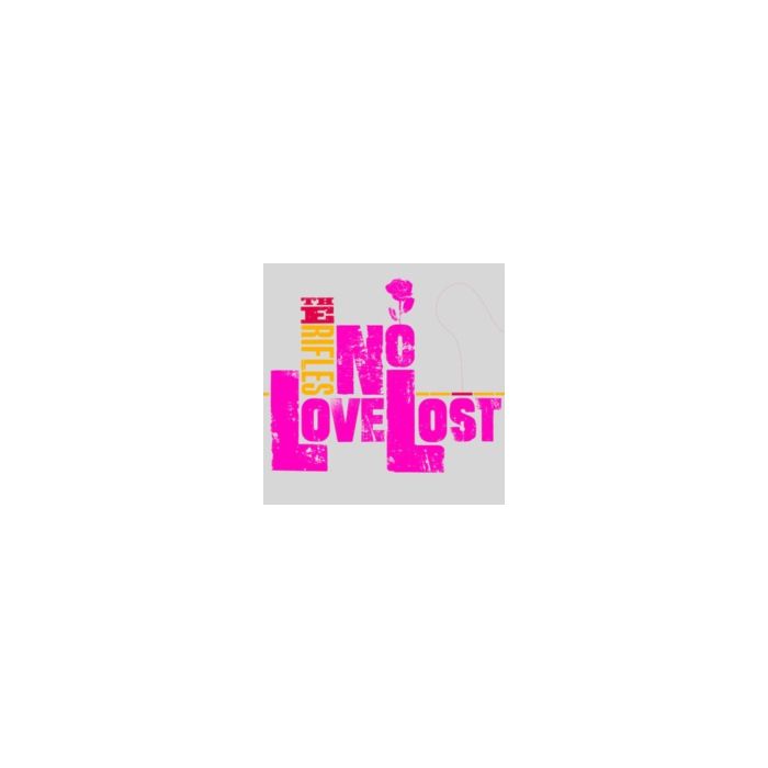 RIFLES - NO LOVE LOST - 20TH ANNIVERSARY (WHITE/PINK PINWHEEL EFFECT VINYL