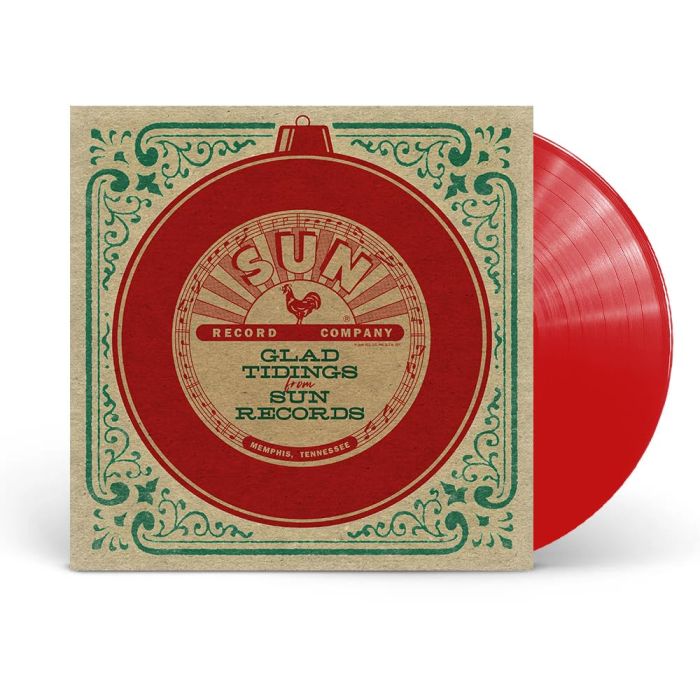 VARIOUS ARTISTS - GLAD TIDINGS FROM SUN RECORDS (RED VINYL)